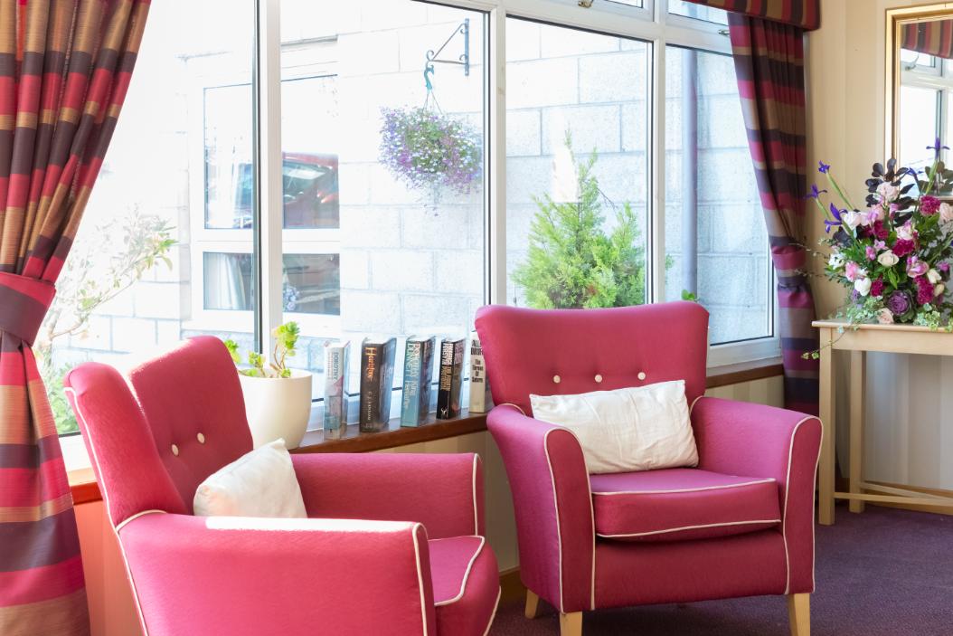 Red Seating Area