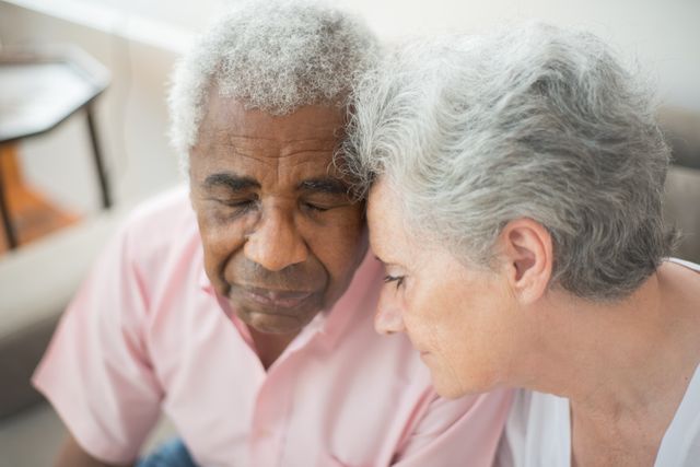 older couple embracing
